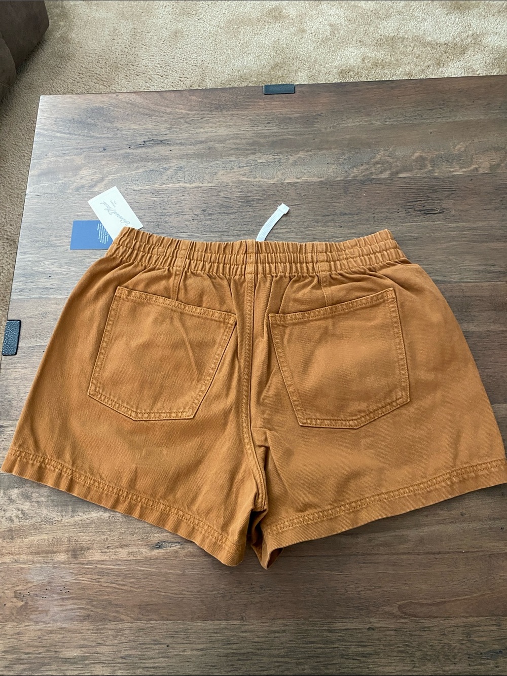 Universal Thread Rust Brown Drawstring Women’s Shorts - Picture 2 of 5